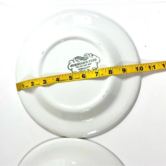 2 Currier & Ives Old Gist Mill Plates - Picture 8 of 8